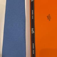 Cravatta Hermès Faconnee H24 pari al NUOVO