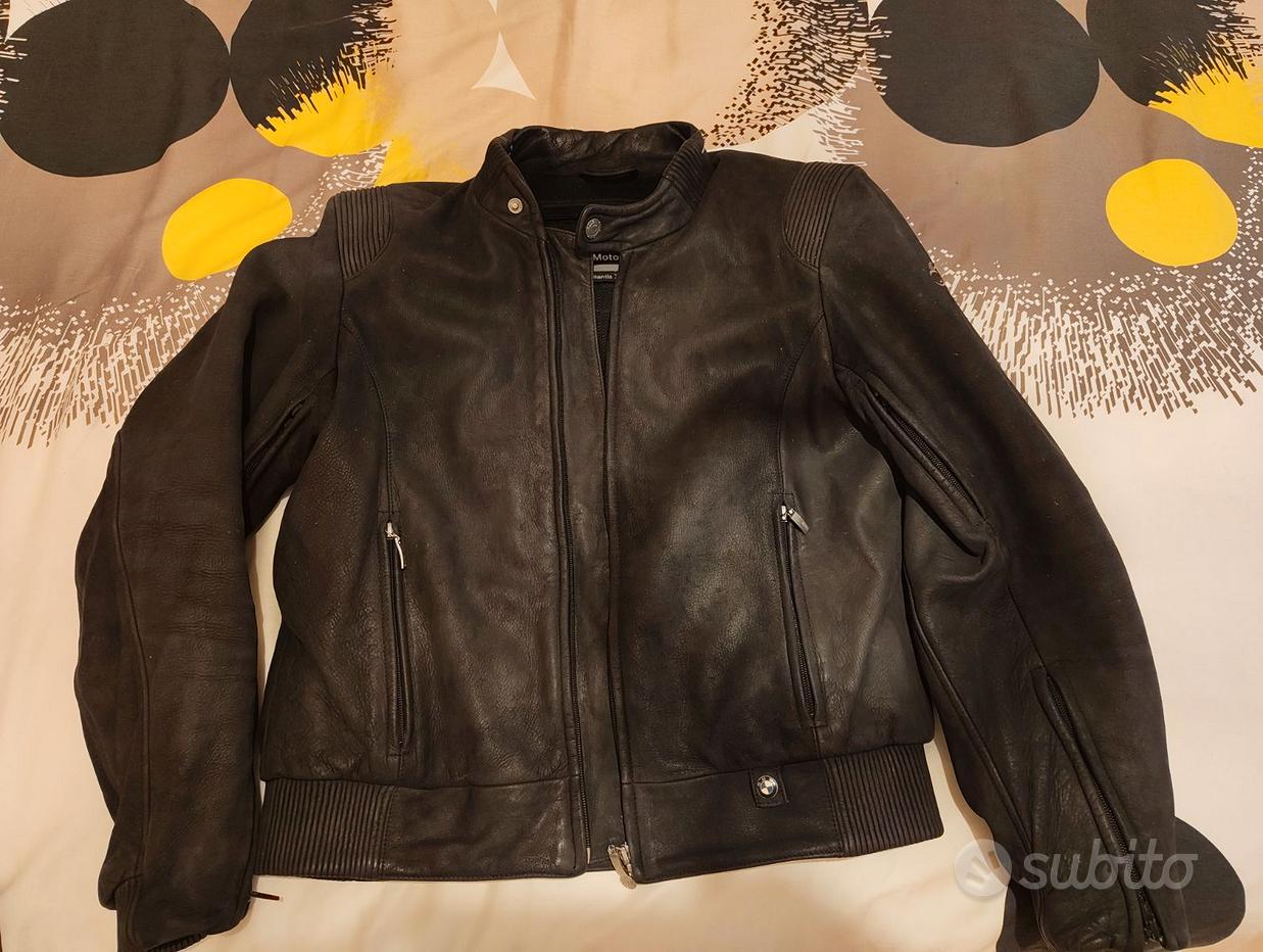Leather Jacket Giubbotto Moto Bmw Usato Giacca Pelle Bmw Accessori