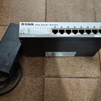 SwitchD-Link DES-1210-08P Smart - Gestito POE