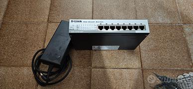 SwitchD-Link DES-1210-08P Smart - Gestito POE