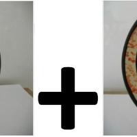 2 Piatti tipici tradizionali ceramica dalla Grecia