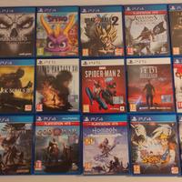 Lotto videogiochi PS4 e PS5