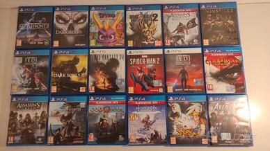 Lotto videogiochi PS4 e PS5