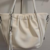 borsa bianca multitasche 