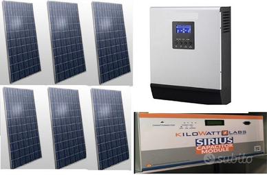 FOTOVOLTAICO 1,89 Kw con batteria al GRAFENE