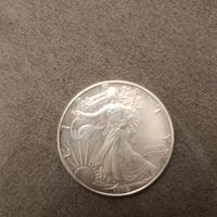 moneta oncia americana in argento 