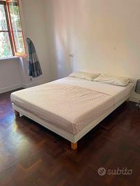 Letto matrimoniale + materasso matrimoniale