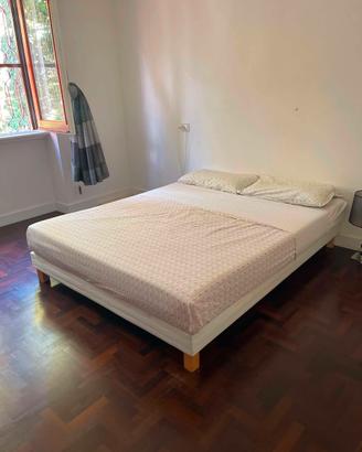 Letto matrimoniale + materasso matrimoniale