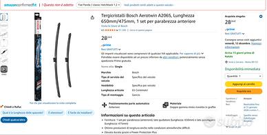 TERGICRISTALLO BOSCH AEROTWIN MERCEDES