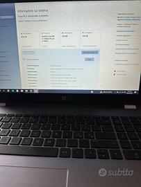 Laptop HP 15’  intel core i7  RAM 8gb