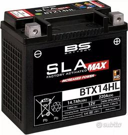 BATTERIA BS BATTERY SLA MAX BTX14HL X MOTO HARLEY