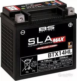 BATTERIA BS BATTERY SLA MAX BTX14HL X MOTO HARLEY