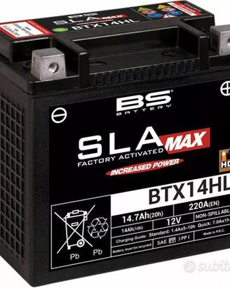 BATTERIA BS BATTERY SLA MAX BTX14HL X MOTO HARLEY
