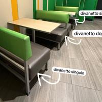 Tavoli, sedie e divani professionali x ristoranti