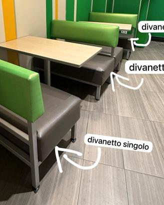 Tavoli, sedie e divani professionali x ristoranti