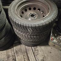 Treno gomme invernali Michelin 195/55 R16 + cerchi