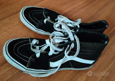 Vans Sk8-Hi nero e bianco num 43