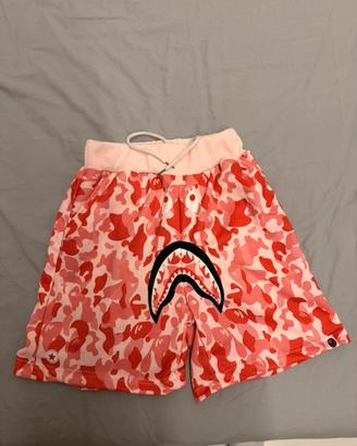 Pantaloncini corti bape - Bape Shark Shorts Pink