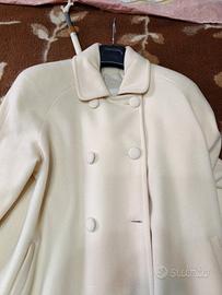 cappotto bianco lungo