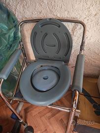 Sedia wc pieghevole