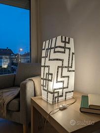 Lampada da tavolo plexiglass modernariato design