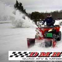 Quad Spazzaneve 4x4 Spargisale e Pala Neve