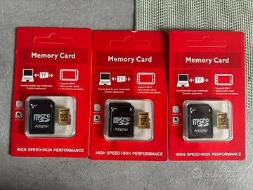 Lotto 3 MicroSD + 2 chiavette USB ritiro a mano
