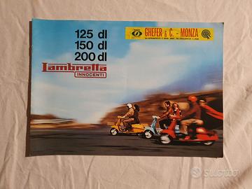 Lambretta Innocenti DL depliant brochure