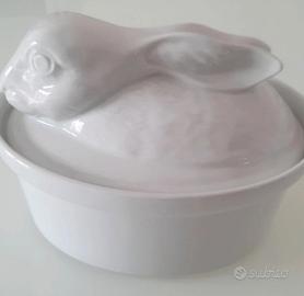 casseruola vintage ceramica francese da collezione