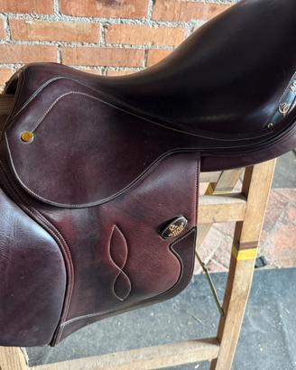 Sella inglese 17 colore marrone