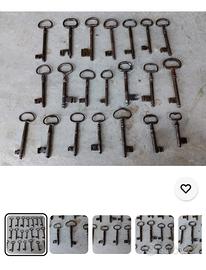 lotto chiavi vintage 
