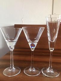 Servizio cristallo acqua, vino, spumante da 12