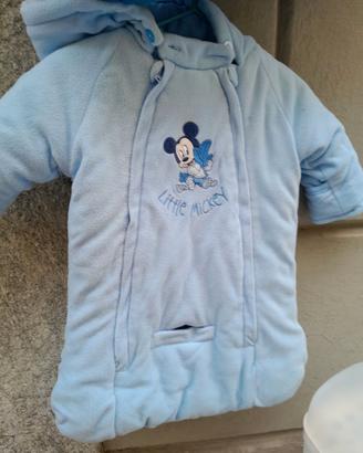 tuta neve neonato 1-3 mesi Disney