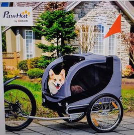 rimorchio bici per animali