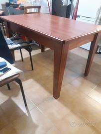 Tavolo legno massello allungabile 