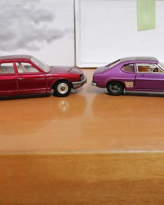 Dinky Toys Ford e Nsu no Politoys Mebetoys Corgi 