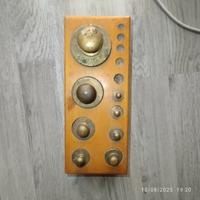 serie pesi in ottone