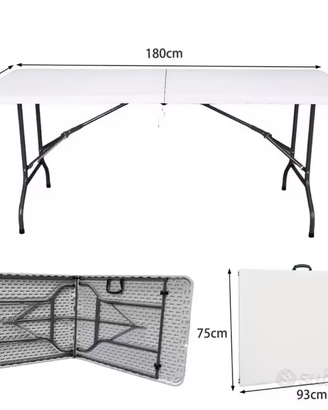 Tavola pieghevole per esterno interni robusta