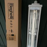 Plafoniere acciaio Beghelli neon