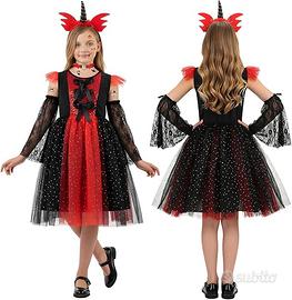 Costume Halloween bambina vampiro nuovissimo