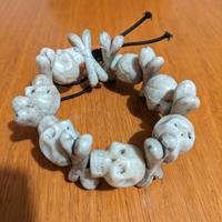 BRACCIALETTO CON TESCHI