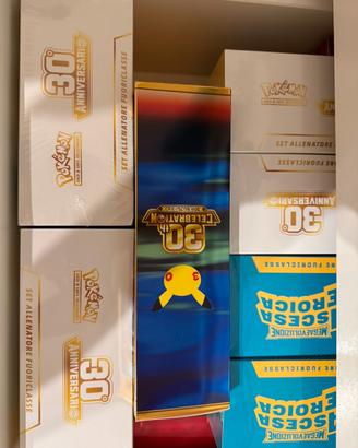 Etb 30th anniversario pokémon celebration deck