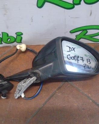 RETROVISORE DESTRO A 13 PIN GOLF 7 - VII 2018