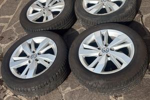 CERCHI IN LEGA CON GOMME VOLKSWAGEN POLO 2010-2017