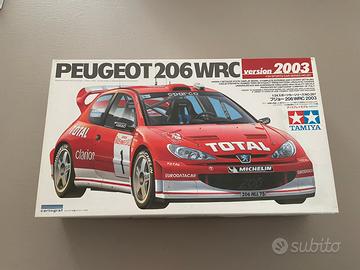 Modellino tamiya 206 versione 2003 1/24