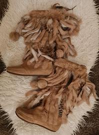 stivali con pelliccia 