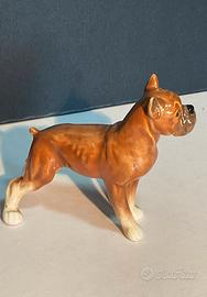 Goebel porcellana statuina boxer marrone