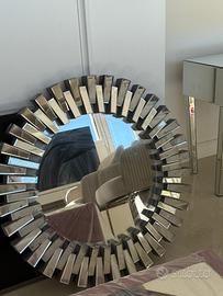 Specchio con cornice specchiata