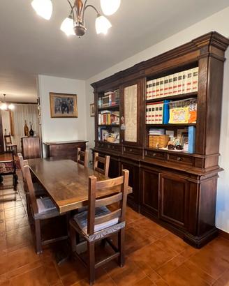Gruppo da pranzo in stile rustico/arte povera