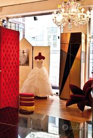 Armadio artigianale design – metallo e vetro